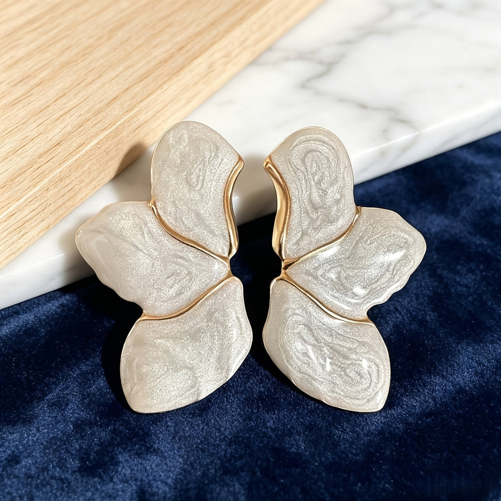 Delicate Glaze Flower Earrings — image 1