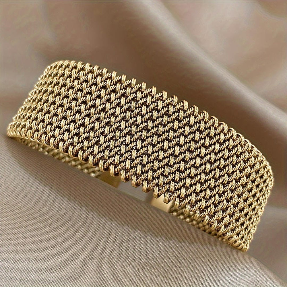 Woven Adjustable Gold Plated Bracelet — image 3