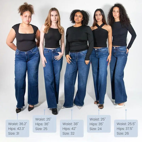 Osonn™ Mid-Low Rise Stretch Wide-Leg Jeans