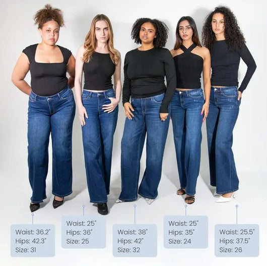 Osonn™ Mid-Low Rise Stretch Wide-Leg Jeans