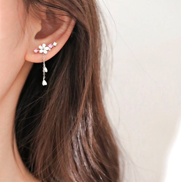 Sophisticated Cherry Blossom Earrings — image 1