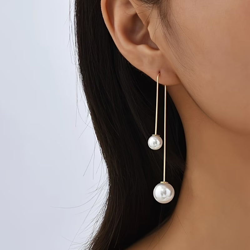 Radiant Pearl Statement Earrings — image 1