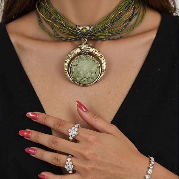 Bohemian Stone Necklace — image 1