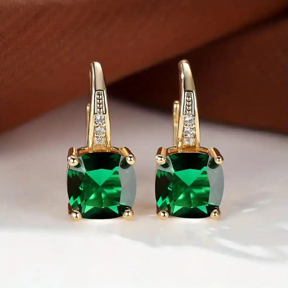 Mystic Sapphire Hoop Earrings — image 6
