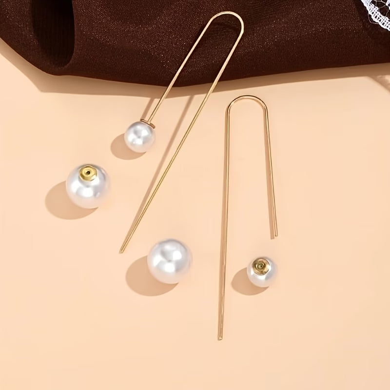 Radiant Pearl Statement Earrings — image 2