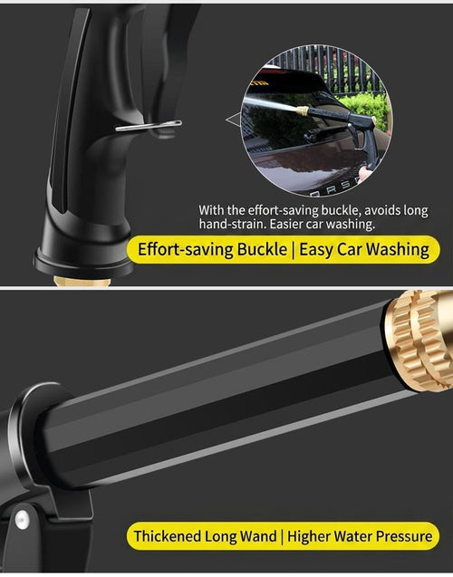 Portable High Pressure Water Sprayer, Adjustable Garden Hose Nozzle Sprayer, Car Washing & Maintenance Tool