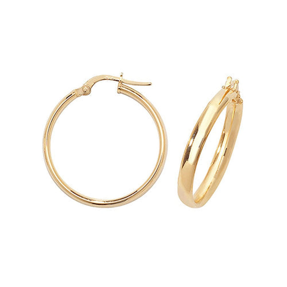 Radiant Large Gold Hoops — image 2