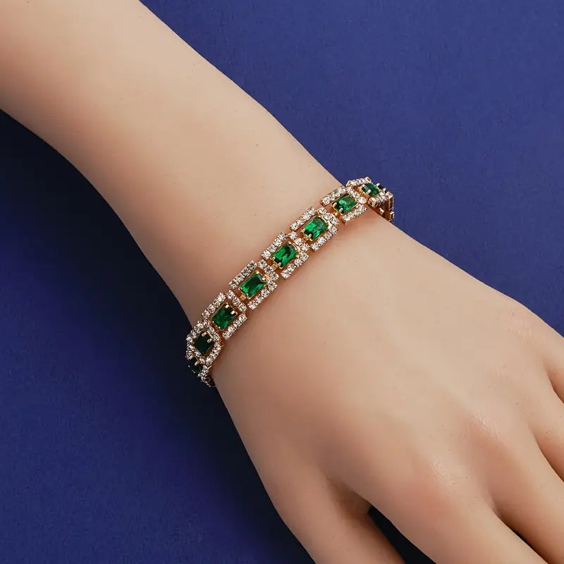 Emerald Green Statement Bracelet — image 2