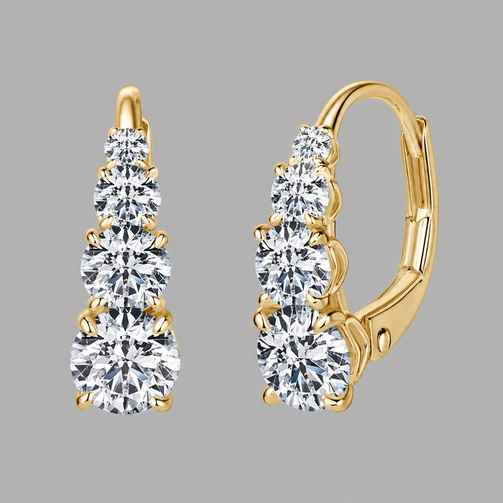 Carol Four Stone Earrings — image 1