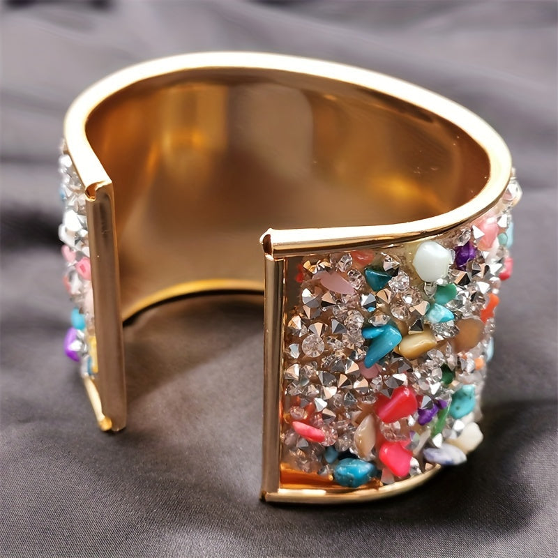 Colorful Inlaid Crystals Bracelet — image 3