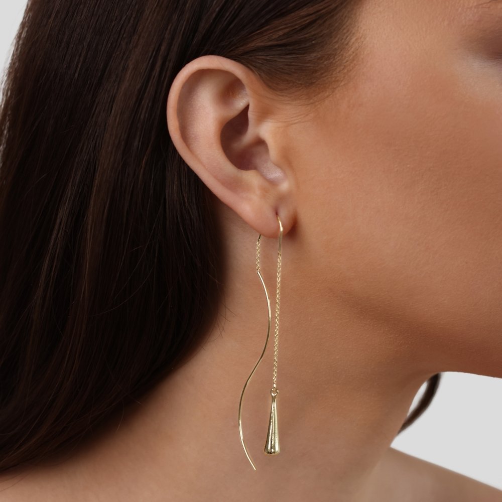 Teardrop Tassel Earrings — image 2