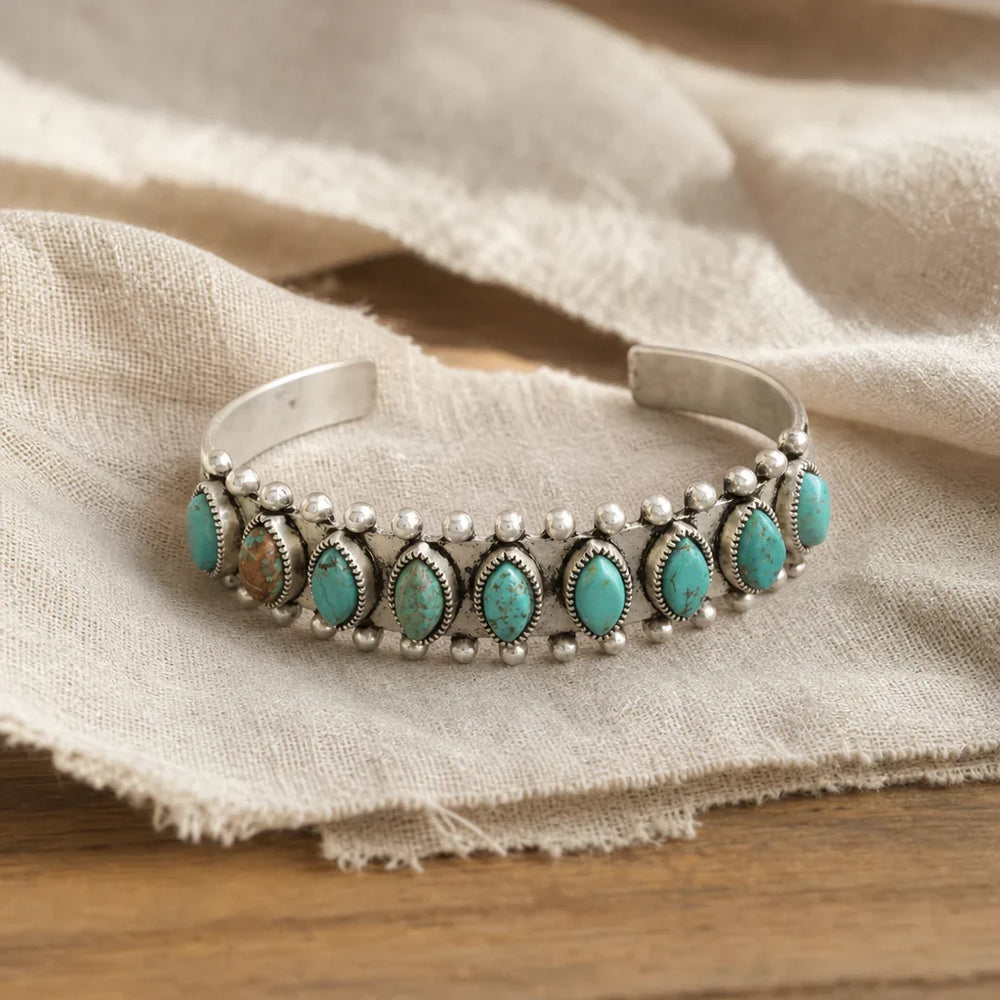 Luxe Turquoise Stone Bracelet — image 1