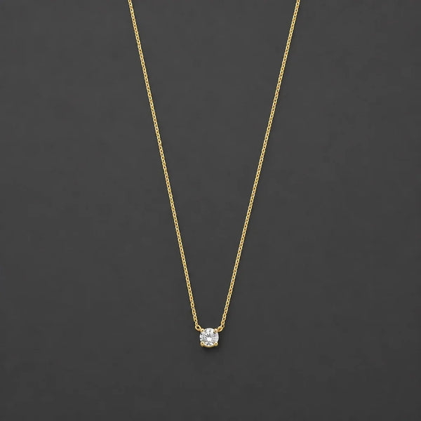 Cléa Moissanite Gold Stone Necklace — image 1