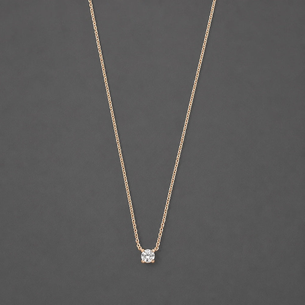 Cléa Moissanite White Gold Stone Necklace — image 3