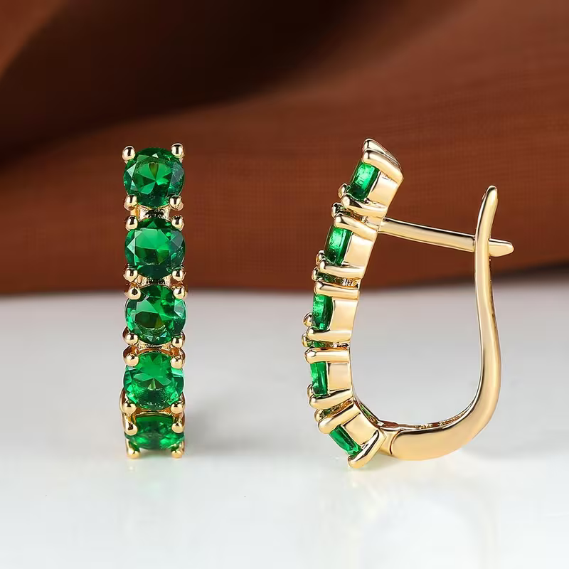Everline Crystal Hoop Earrings — image 3