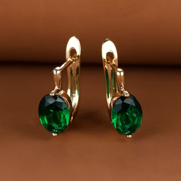 Luxe Oval Glow Earrings — image 1