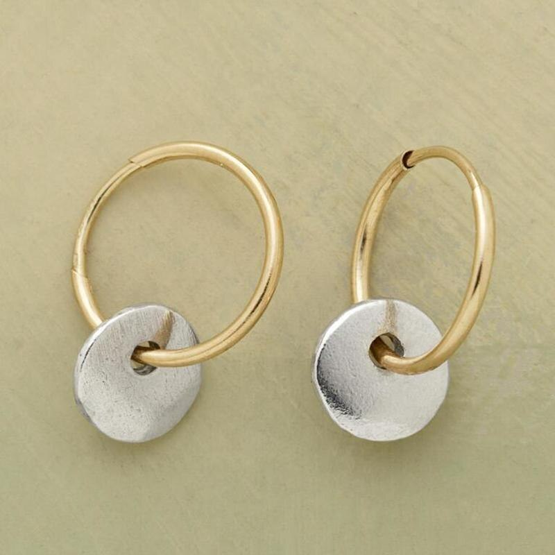 Handmade Sophisticated Hoop Earrings — image 1