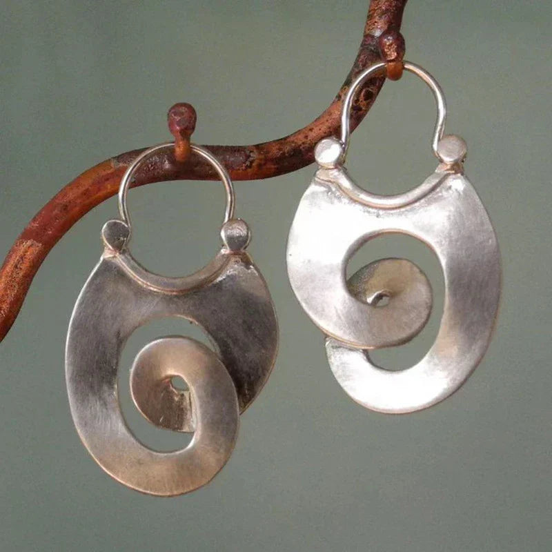 Antique Irregular Form Earrings — image 2