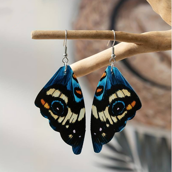 Butterfly Wing Drop Earrings — image 1