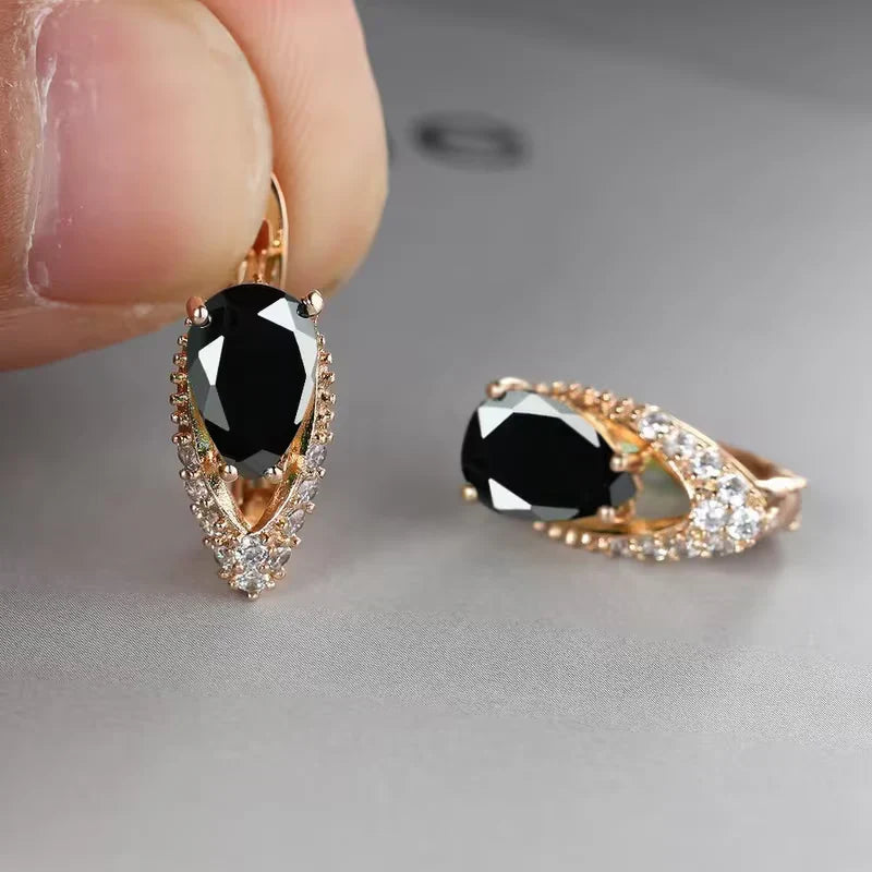 Classic Crystal Teardrop Earrings — image 7