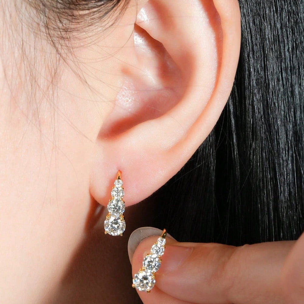 Carol Four Stone Earrings — image 3