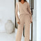 Osonn Lounge Sets for Women Two Piece Sweaters Pajama Set Fall Fashion Loungewear Outfits Matching Winter Clothes