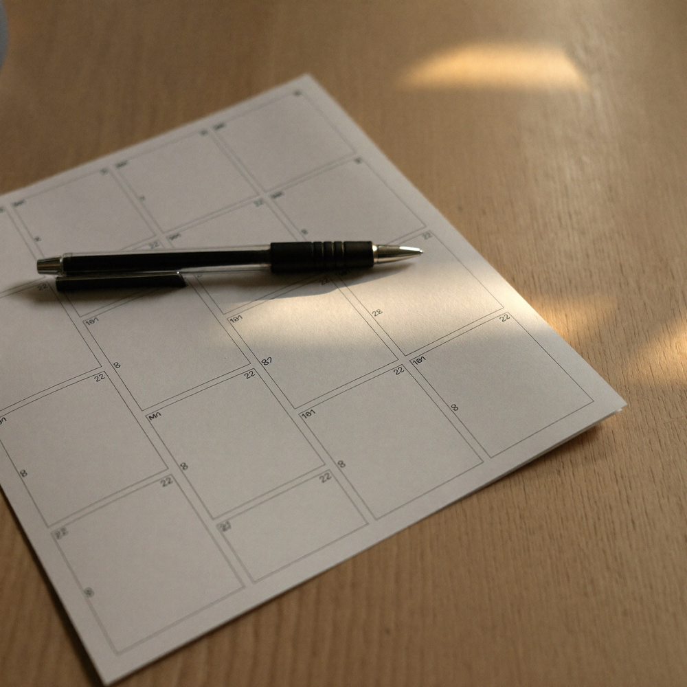 Printable weekly study plan