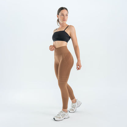 Legging 3D | Marron