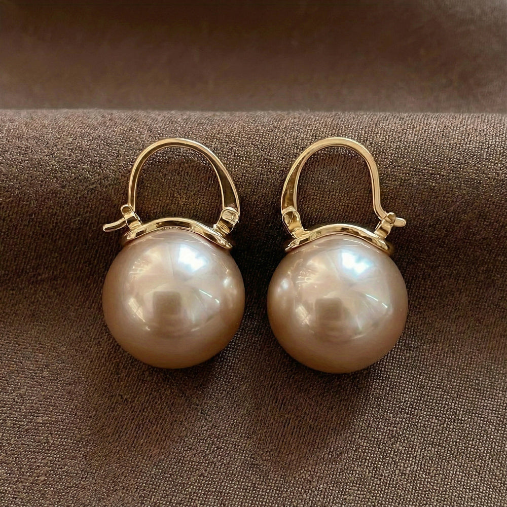 Elegant Pearl Dangle Earrings — image 2