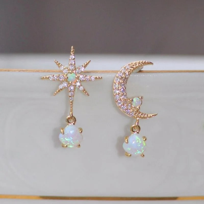 Pearl Star Earrings — image 1
