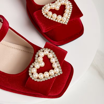 VelvetHeart Comfort Heels - Elegant Support