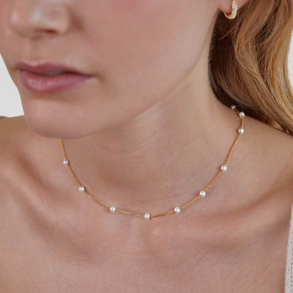Timeless Pearl Gold Necklace — image 3