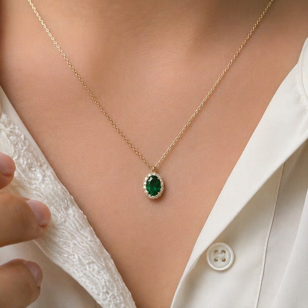 Petite Halo Statement Necklace — image 1
