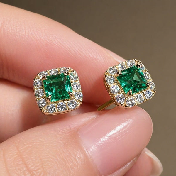 Elegant Regal Square Studs — image 1