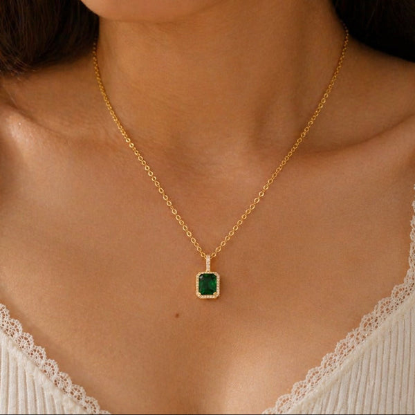Zarela Fontayne Emerald Necklace — image 1