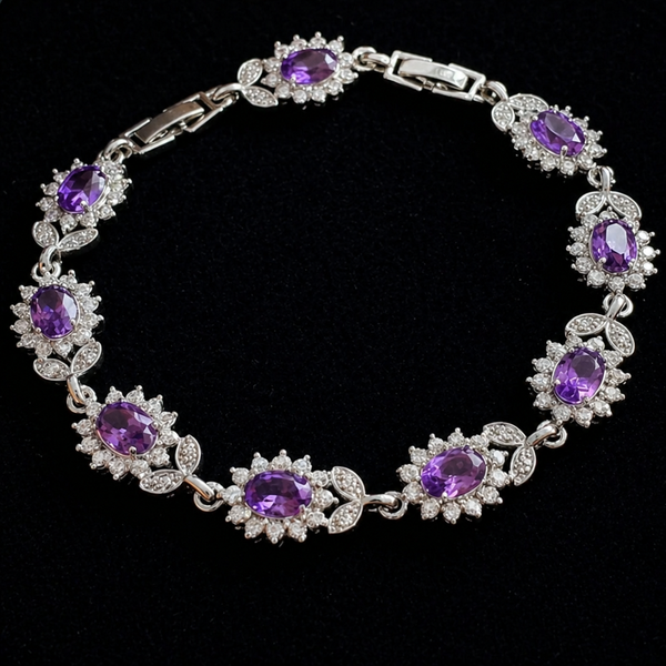 Iridessa Violetthorn White Gold Bracelet — image 1