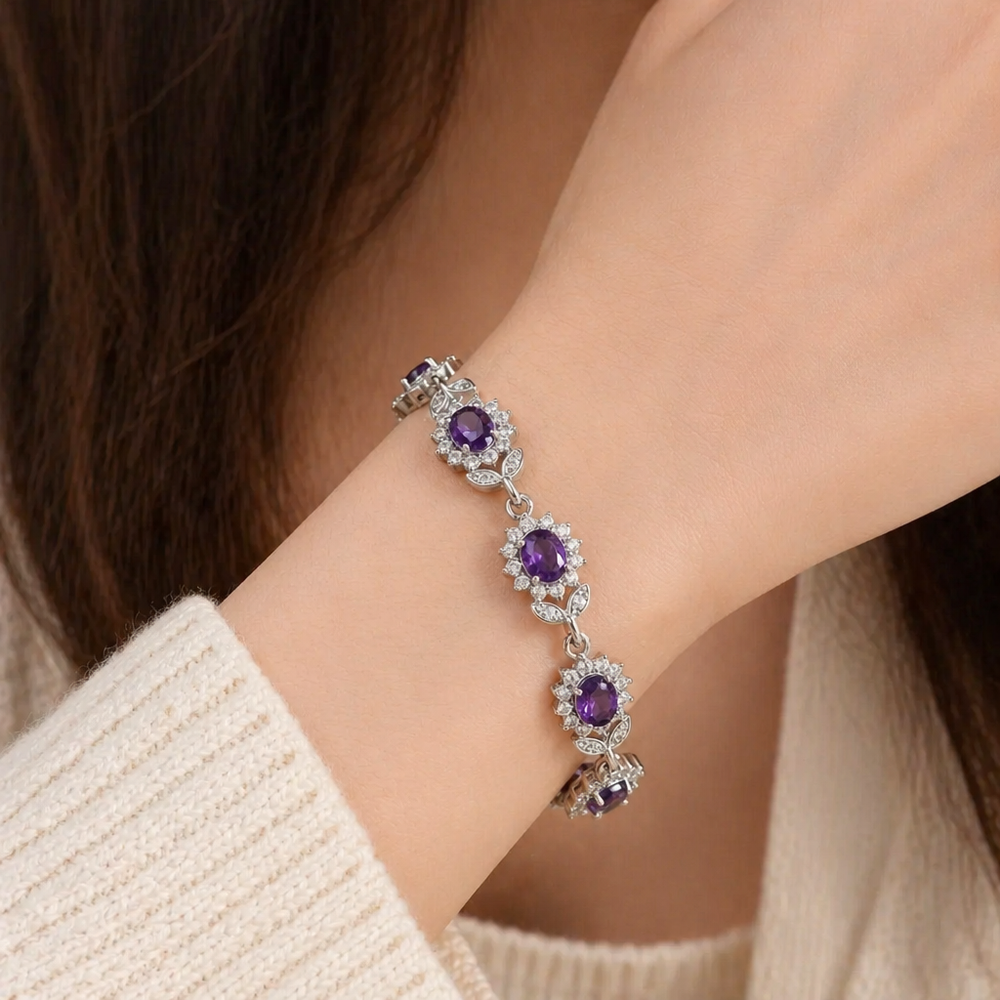 Iridessa Violetthorn White Gold Bracelet — image 2