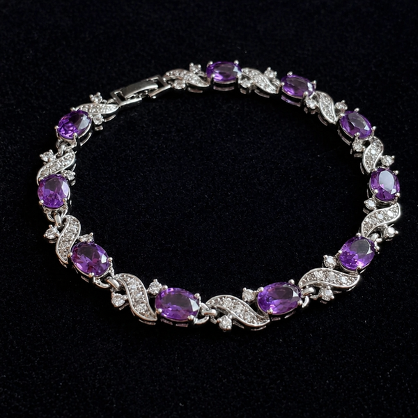 Giada Valethyst White Gold Bracelet — image 1
