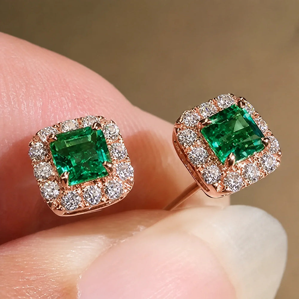 Elegant Regal Square Studs — image 3