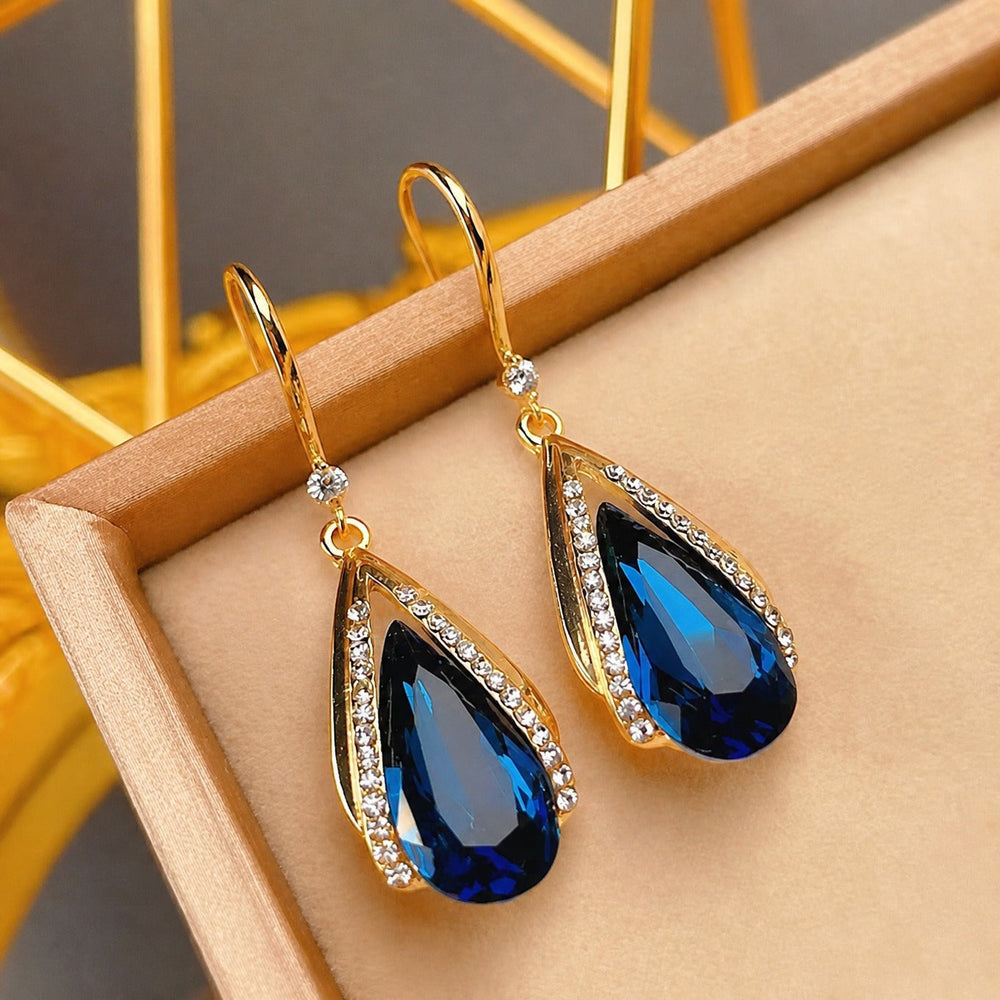 Azura Drop Gold Earrings — image 1