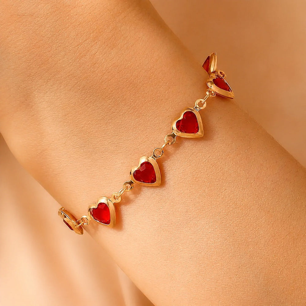 Ophelyra Garnetelle Gold Bracelet — image 3
