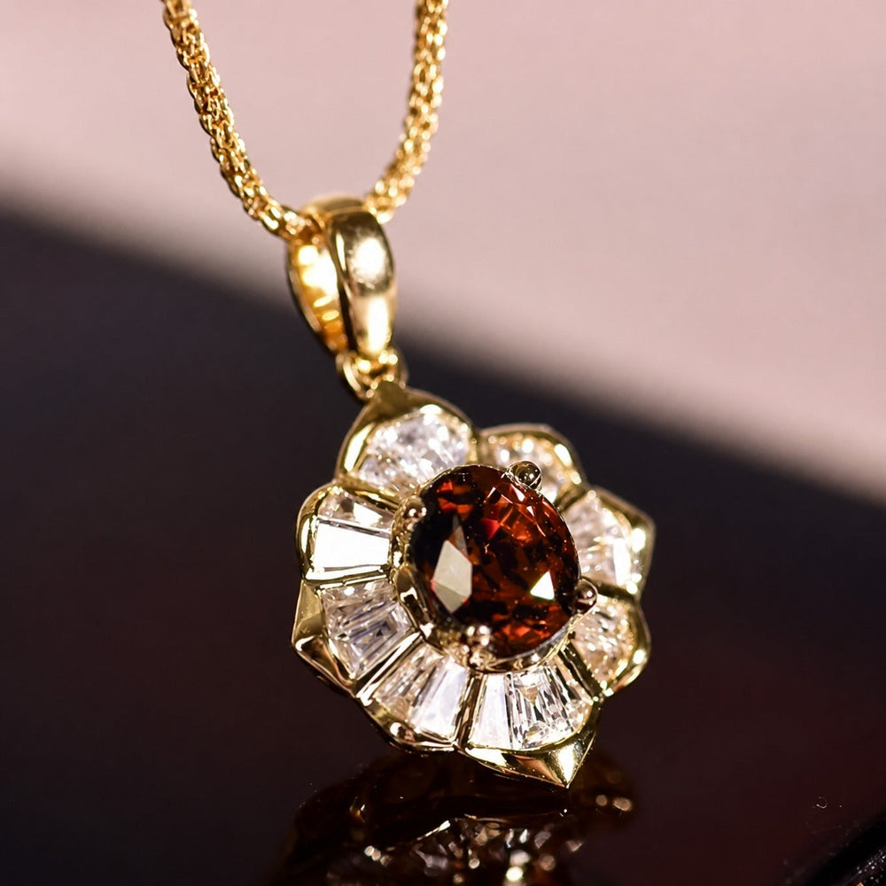 Kavella Solcrimson Gold Necklace — image 2