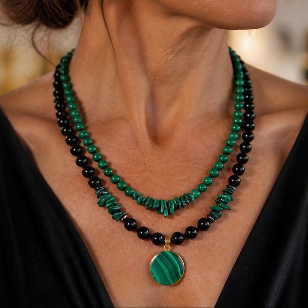 Celestial Stone Necklace Set — image 1