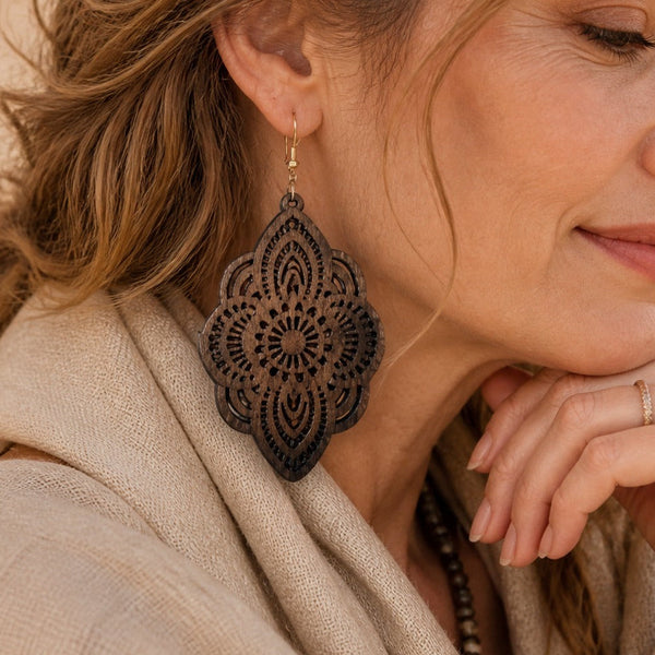 Boutique Floral Boho Earrings — image 1