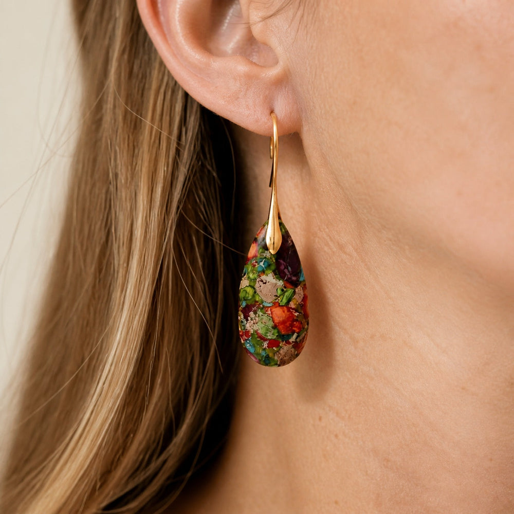 Alora Natural Drop Earrings — image 1