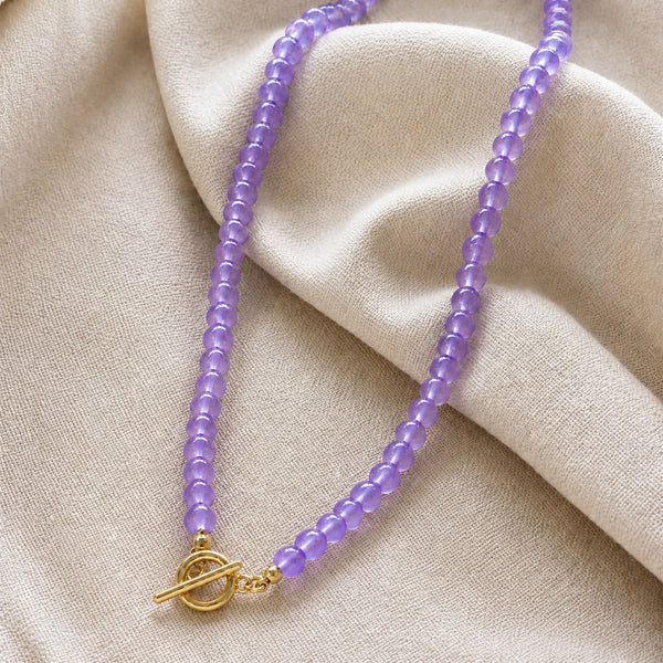 Vibrant Beaded Collar Necklace — image 1