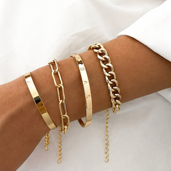 Elan Gold Bracelet Set — image 1