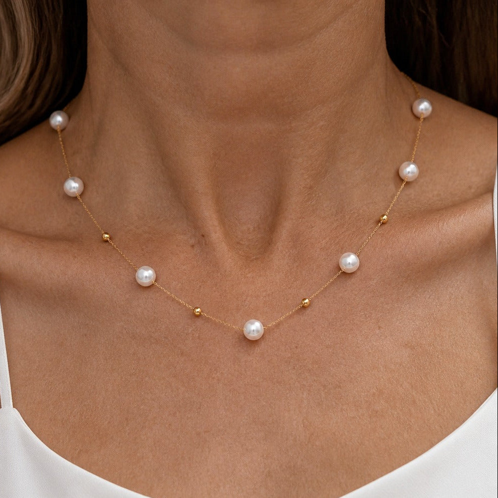 Timeless Pearl Beaded Necklace — image 1