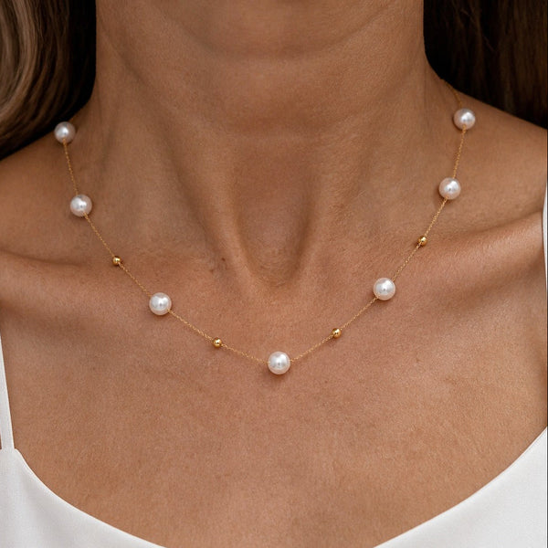 Timeless Pearl Beaded Necklace — image 1