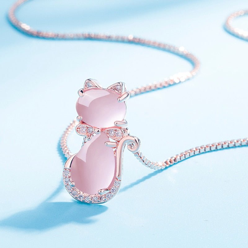 Zircon Cat Necklace — image 2
